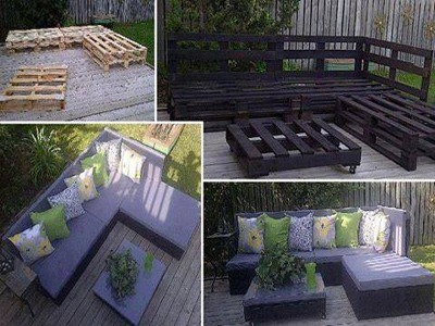 Pallet garden Furniture