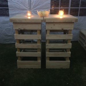 small pallet bar tables